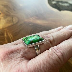 Sterling silver size 8 ring.